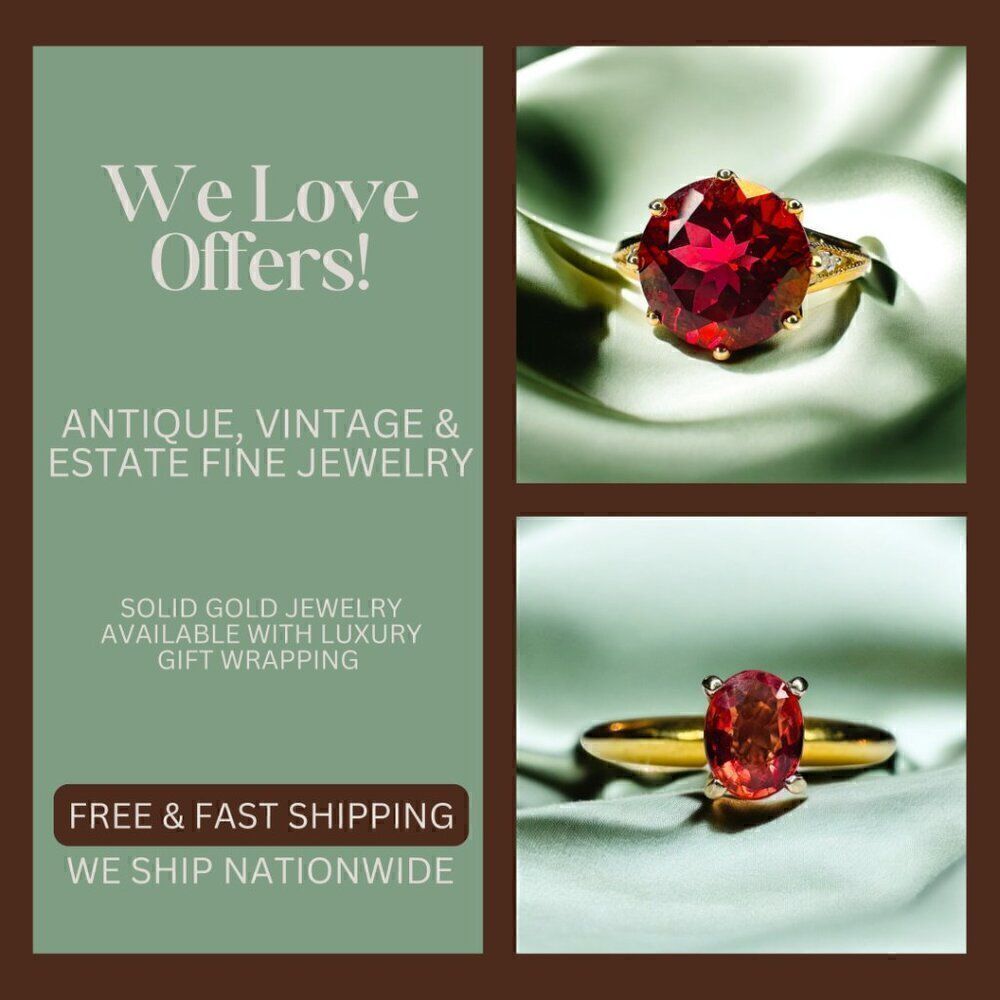 Vintage Estate & Antique Fine Jewelry Sale! Solid Gold 10k 14k 18k Fast Shipping